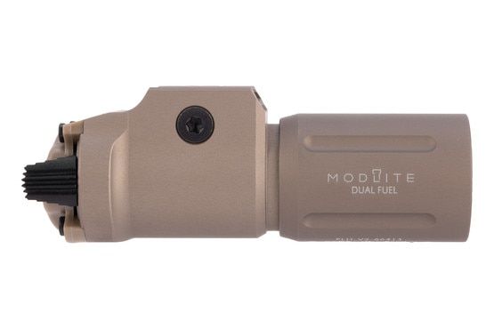 Modlite PL350-PLHv2 Light Package in FDE is made of lightweight aluminum